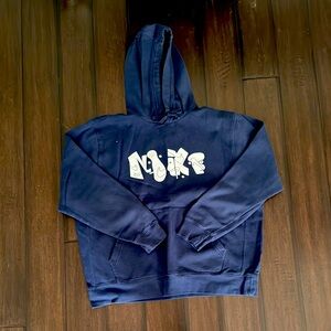 Blue Graphic Hoodie